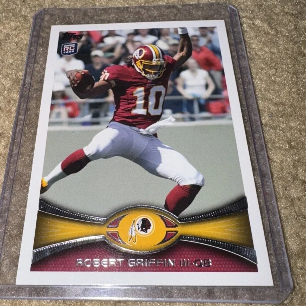 2012 Topps - SP Image Variation Leaping #340 Robert Griffin III (RC)